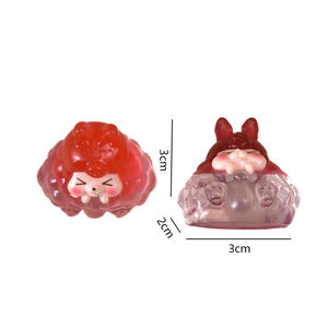 เรซิ่นเรืองแสงน่ารัก รูปสาวน้อย สำหรับตกแต่งบ้านตุ๊กตา ลดราคาพิเศษ ขายส่งตุ๊กตาเรซิ่นเรืองแสง - Product Image 4