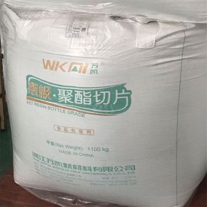 China Supplier Water Bottle Grade Raw Material <b>Pet</b> WK-801 IV 0.8 Polyethylene Terephthalate with 1100kgs Bags in Stock - Product Image 1