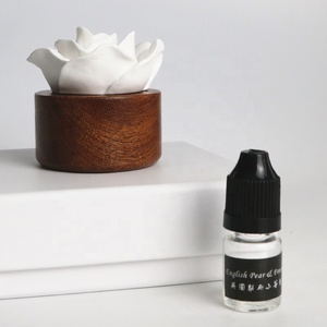 Fábrica al por mayor hogar coche hogar ambientador perfumado cerámica madera porcelana flor Aroma yeso aceite esencial difusor - Product Image 2