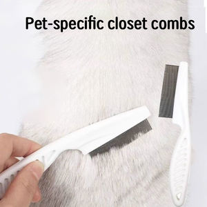 ペット用品完全な猫の櫛列櫛針櫛ノミ猫の髪のクリーニング修理釘 - Product Image 2