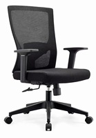 Chaise de patron exécutif à dossier haut bureau d'ordinateur pivotant en cuir chaise noire