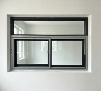 Fenêtre coulissante en PVC Conch pour envergure de balcon, double vitrage isolant, cavité renforcée en acier