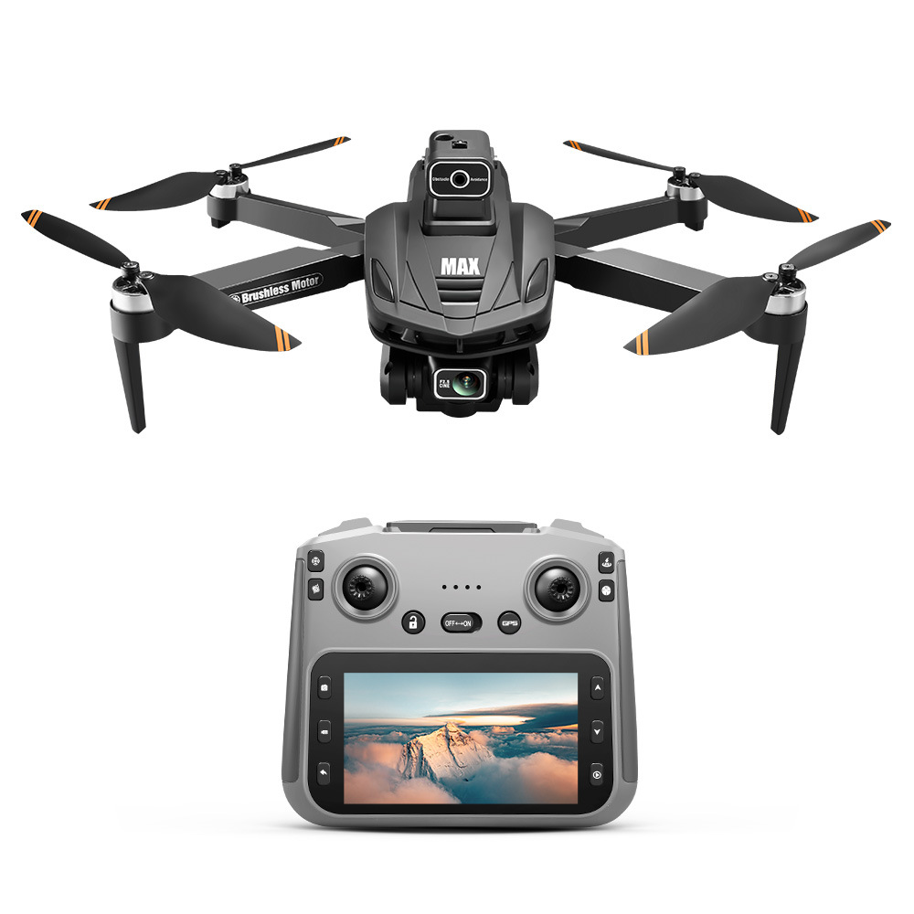 V168MAX GPS HD бесщеточный Радиоуправляемый Дрон возвратный экран для аэрофотосъемки предотвращения препятствий дистанционное управление самолетом пластик