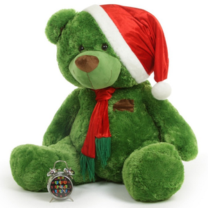 Urso de pelúcia gigante, boneco de pelúcia personalizado, urso de pelúcia macio, grande urso verde de pelúcia, tamanho humano - Product Image 2