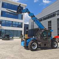 Chariot télescopique multi-usage pour le levage de charges lourdes sur palettes