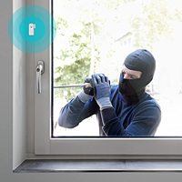 Système d'alarme de sécurité domestique portable OEM ODM avec Wi-Fi et fonction SOS, application intelligente Tuya, capteur de mouvement PIR, garantie 1 an