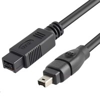 Câble FireWire 9 PIN / 4 PIN BETA FireWire 800 - FireWire 400 9-4 800 Mbps IEEE 1394B 1,8 m 3 m 4,5 m Noir
