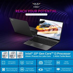 Portátil Teclast F15 Pro con Windows 10, Pantalla de 15.6 Pulgadas 1920x1080 FHD, 12 GB de RAM, 256 GB de SSD, <span class=keywords><strong>Intel</strong></span> <span class=keywords><strong>Core</strong></span> <span class=keywords><strong>I3</strong></span>-<span class=keywords><strong>1005G1</strong></span>, Doble USB 3.0 Tipo-C - Product Image 2