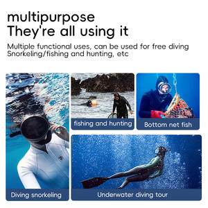 हॉट सेलिंग ओवल डाइविंग स्नॉर्कलिंग मास्क के साथ शीर्ष ग्रेड रबर स्ट्रैप 180 व्यापक दृश्य अनुकूलन योग्य रंग लोगो सार्वभौमिक फिट - Product Image 3