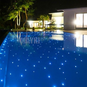 Unterwasser schwimmbad Sterne Glasfaser Beleuchtung Außen pool Sternen stern Licht Glasfaser Sternenlichter - Product Image 1