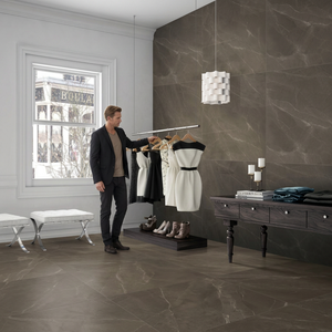 Dalle de marbre en porcelaine Vistaar Calacatta Gold 1200x1200mm (4x4ft, 48x48in), design italien, 120x120cm, carreaux muraux grand format en porcelaine - Product Image 1