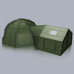 <b>Large</b> Combination Outdoor Air <b>Tent</b> Double Layer Four-season Waterproof Inflatable Camping Family Two Bedrooms for 8-10 Person DY - Product Image 4