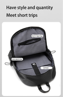 Sac à dos d'ordinateur portable pour enfants et étudiants, grand, multi-poches, imperméable, en nylon souple, pour les voyages et les loisirs en plein air