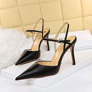 2025 nuove scarpe singole eleganti da donna con tacco alto francese - Product Image 4