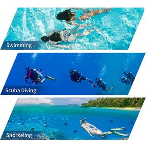 معدات غطس احترافية للبالغين للرجال والنساء مضادة للضباب قناع غطس زجاجي مقسى للغوص والغطس - Product Image 5