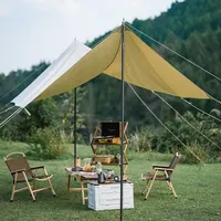 Mât télescopique réglable Portable en Fiber de carbone, adapté aux besoins du client, pour tente de Camping, Tube de bâche de Camping en plein air