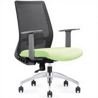 Chaise de bureau confortable et mobile avec accoudoirs, en mousse haute densité, série mobilier de bureau