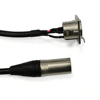 Câble XLR Femelle sur Mesure à Montage sur Panneau, Faisceau de Câbles Audio Multi-Cœurs pour Table de Mixage, Amplificateur, Éclairage de Scène, Blindé