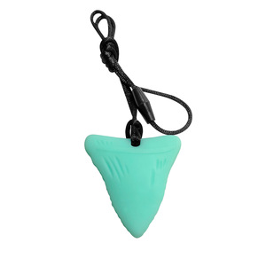 Macarons Kid silicona dientes palo colgante collar creativo tiburón dientes sensorial masticar Collar para mi hija - Product Image 6