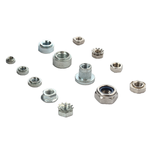 <span class=keywords><strong>Écrou</strong></span>s ronds en acier inoxydable personnalisés Filetage M3 <span class=keywords><strong>Cage</strong></span> à souder carrée Serrure en nylon Capuchon hexagonal autobloquant Dôme Insert fendu moleté mince - Product Image 4