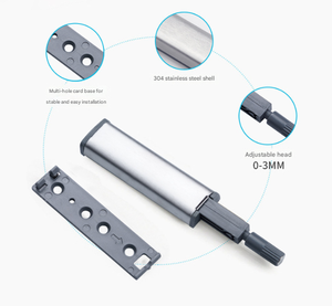 Cierre Magnético de Acero Inoxidable con Apertura Táctil, Retén Magnético para Gabinetes con Amortiguación, Probado para 100 000 Ciclos, para Tiradores Empotrados - Product Image 4