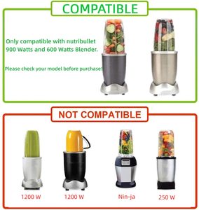 Repuestos de Cuchillas Extractoras Compatibles con la Licuadora Nutri-Bullet 600W 900W Serie Pro, con Anillo de Sellado de Silicona - Product Image 5