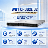 Server Rak DL320 Gen12 1U Mendukung Bays Drive EDSFF NVMe, Prosesor Xeon 6 yang Dapat Dikonfigurasi CTO, Unit Penyimpanan Lokal Berkecepatan Tinggi