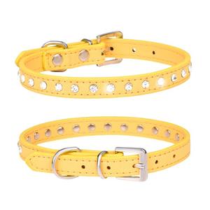 Pretty Bling <span class=keywords><strong>Diamond</strong></span> Puppy <span class=keywords><strong>Collar</strong></span> <span class=keywords><strong>Pink</strong></span> Rhinestone Collares para perros pequeños - Product Image 6