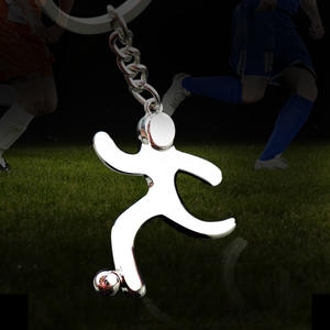 Porte-clés trophée de football en alliage métallique avec logo personnalisé pour cadeaux promotionnels, pendentif en alliage de zinc, souvenir pour événements et festivals - Product Image 6
