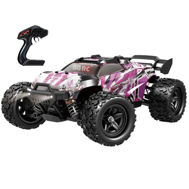 88RC HS18-23 1/18 Scale Brushed RC Drift Car 36km/h High Speed 4-Channel Remote Control USB Cable Ready-to-Go All-Terrain Follow