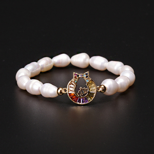 Pulsera <span class=keywords><strong>de</strong></span> Perlas Personalizada a la Moda para <span class=keywords><strong>Hombre</strong></span>, 4mm 5mm, Joyería Delicada Hecha a Mano, Pulsera <span class=keywords><strong>de</strong></span> Perlas Estilo Playa Hawaiana, Regalo - Product Image 6