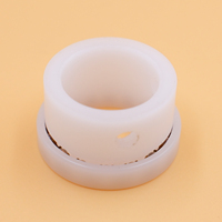 Roulement à billes POM avec trou de positionnement de la bague intérieure étendue et billes en verre pour équipement de précision