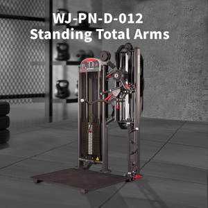 2025 Harga kompetitif peralatan gym komersial mesin diisi Pin latihan kekuatan pelatihan berdiri Total lengan - Product Image 4