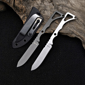 Couteau d'extérieur multifonctionnel avec lame intégrée, haute dureté, pour la survie en milieu sauvage, l'autodéfense, outil portable pour la maison et le camping - Product Image 1