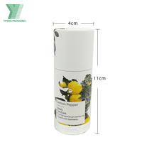 Tube d'emballage cosmétique cylindrique en carton personnalisé haut de gamme avec logo doré pour vernis à ongles et huiles, écologique et biodégradable