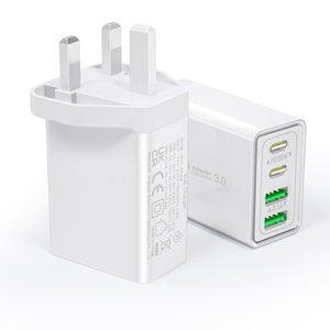 UE/États-Unis/Royaume-Uni PD GaN 40W 20W 4 ports chargeurs rapides Cube 3.1A charge rapide Usb chargeur mural <span class=keywords><strong>2</strong></span> Usb <span class=keywords><strong>2</strong></span> Type-c prise bloc de charge - Product Image 2