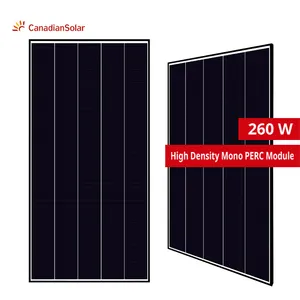 Fabrika doğrudan tedarik 255w 260w 265w mono-kristal Canadiansolar GÜNEŞ PANELI