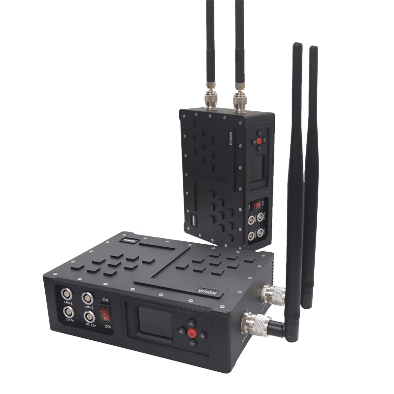 Bi-directional IP Ethernet Transceiver Drone Wireless Video Transmitter with AES Encryption