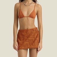 Serviette de plage en coton éponge avec logo personnalisé en relief, robe de plage, jupe de plage
