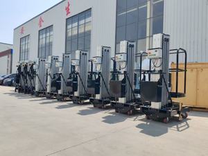 Elevador eléctrico hidráulico de aleación de aluminio de trabajo aéreo de doble mástil telescópico Vertical de 4m, 5m, 6m, 8m, 9M, 10m, <span class=keywords><strong>12m</strong></span> - Product Image 3