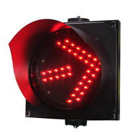 Croix rouge de lumière simple de trafic de produit direct d'usine et flèche verte 200 mm à vendre