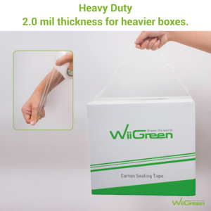 เทปกาวใสละลายร้อนด้านเดียวกันน้ำแบบใหม่เทปบรรจุแบบยางหนา2 "ยาว90หลาสำหรับกล่อง - Product Image 3