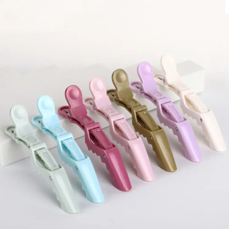 Hairdressing Clamps Claw Clip Hair Salon Plastic Crocodile Barrette Holding Hair Section Clips Grip Tool Accessories