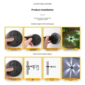 Luz Solar Decorativa para Suelo IP65 con 6 LED para Exteriores, Patio, Jardín, Balcón, Escaleras - Product Image 5