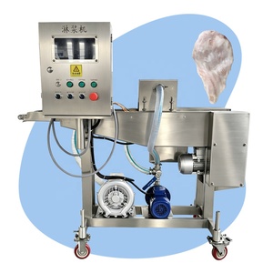 Piccola macchina industriale ad alta capacità per la panatura e la paneggiatura di polpette di carne, nuggets e cotolette di pollo per stabilimenti di lavorazione alimentare - Product Image 2