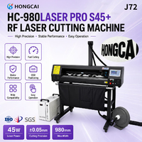 Plotter de Corte Láser RF de 45W, Máquina de Alta Eficiencia para Corte y Grabado de Vinilo Termotransferible HTV de 2.2mm