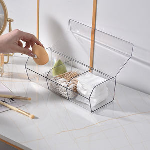 Organizador de almacenamiento de cápsulas de café transparente 3 compartimentos organizador de estación de barra de café Compatible <span class=keywords><strong>con</strong></span> cápsula de café - Product Image 5