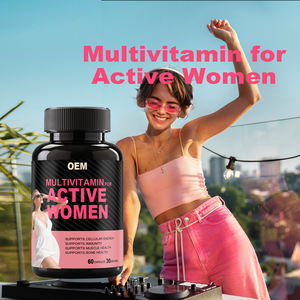 Cápsulas multivitamínicas y minerales para mujer de etiqueta privada con colágeno marino y ácido hialurónico multivitamínico para mujeres - Product Image 3