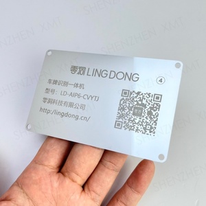 Anodized Stainless Steel Nameplate for Furniture Laser Engraved Serial Number Waterproof Eco-friendly Customizable Colors Logo - Product Image 5