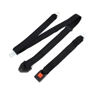 Kualitas Tinggi Universal 3 Point Harness Safety Belt Poliester Sabuk Pengaman